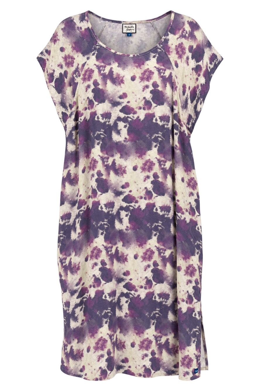 KAVU Somerton Tie-Dye Dress Size Large Scoop Neck Purple Outdoorsy